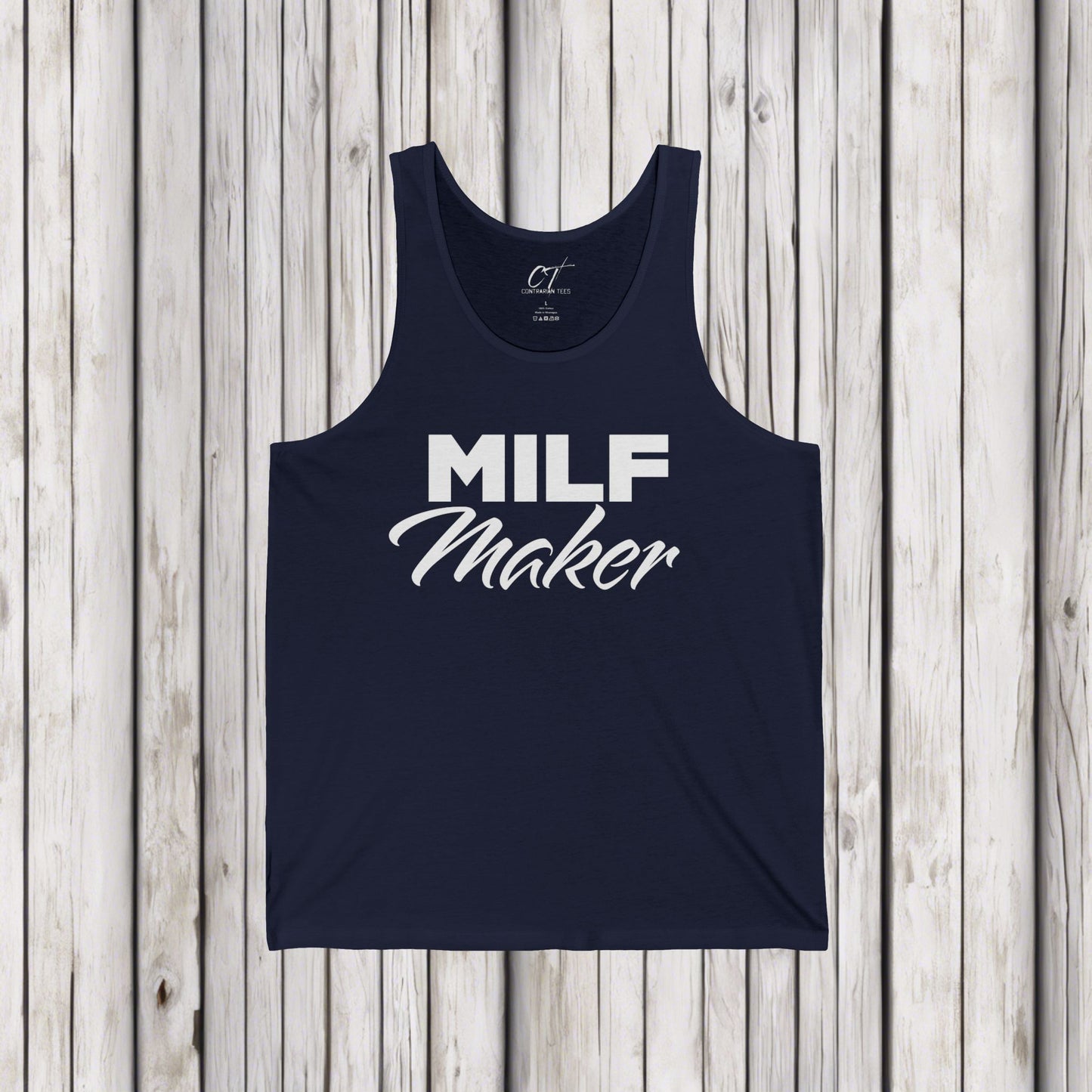 MILF Maker, Men's Tank, Mischievous Apparel, Sarcastic Shirt, Smartass Shirt, Adult Humor Shirt, Funny shirt, Funny Gift, Humorous Shirt