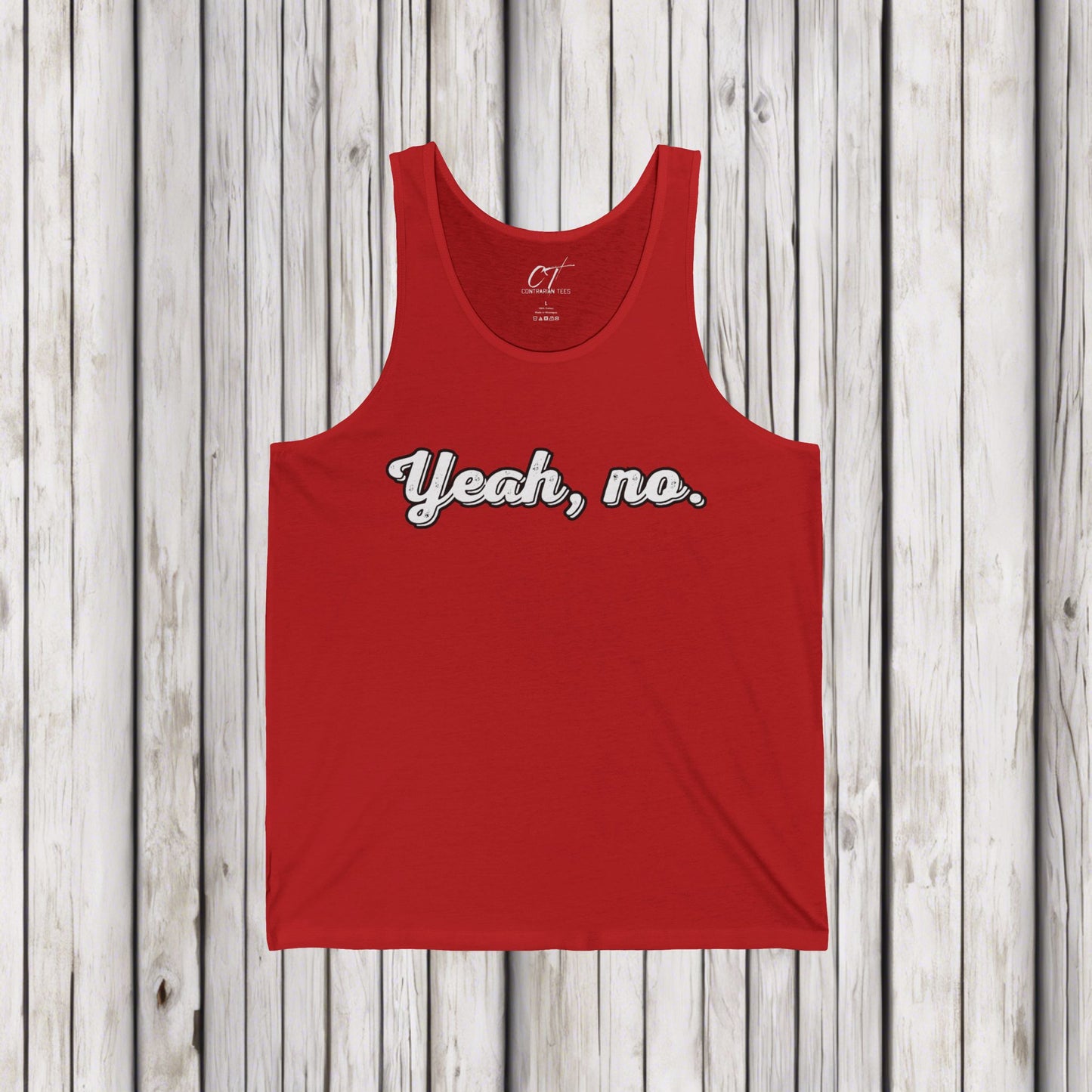 Yeah no, Mens Tank Top, Sarcastic Shirt, Smartass Shirt, Adult Humor Shirt, Funny shirt, Funny Gift, Humorous Shirt, Nope