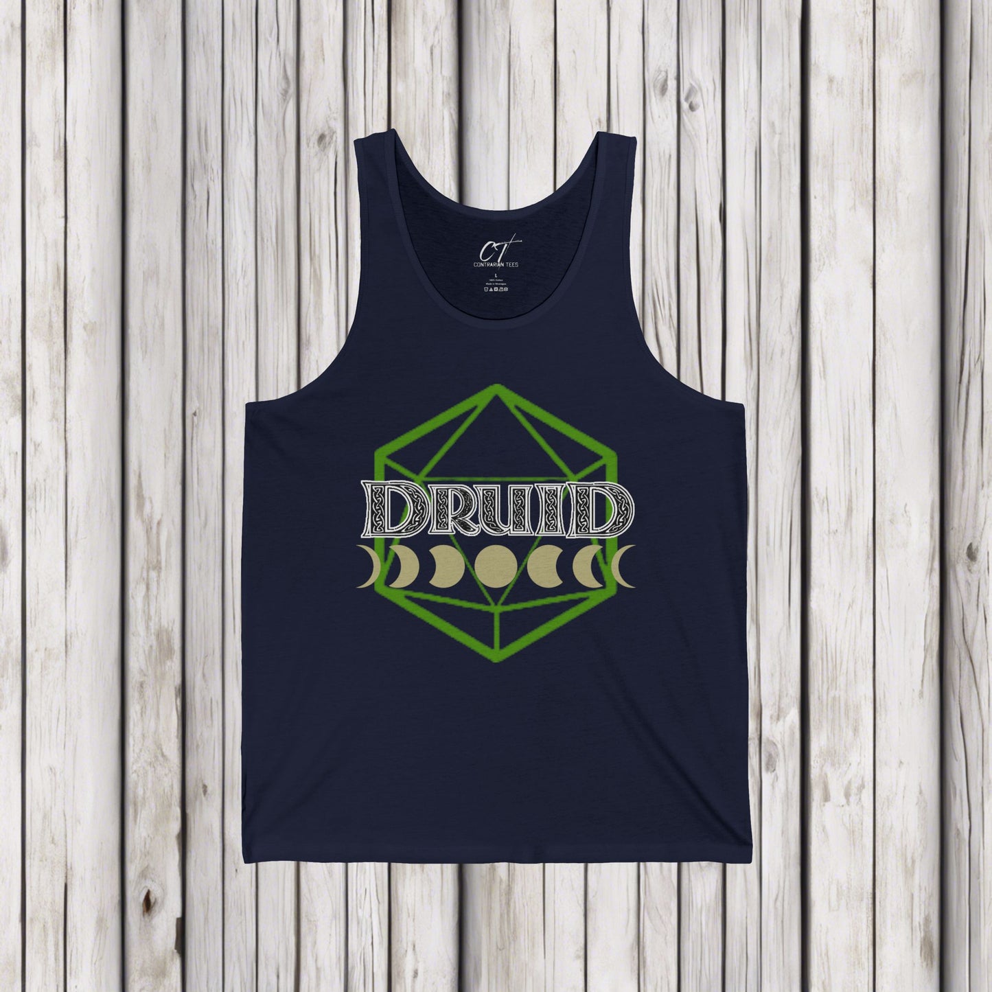 D&D Class Tank, Druid, Dungeons and Dragons Tee, RPG Shirt, Fantasy Lover Gift, Geeky Top