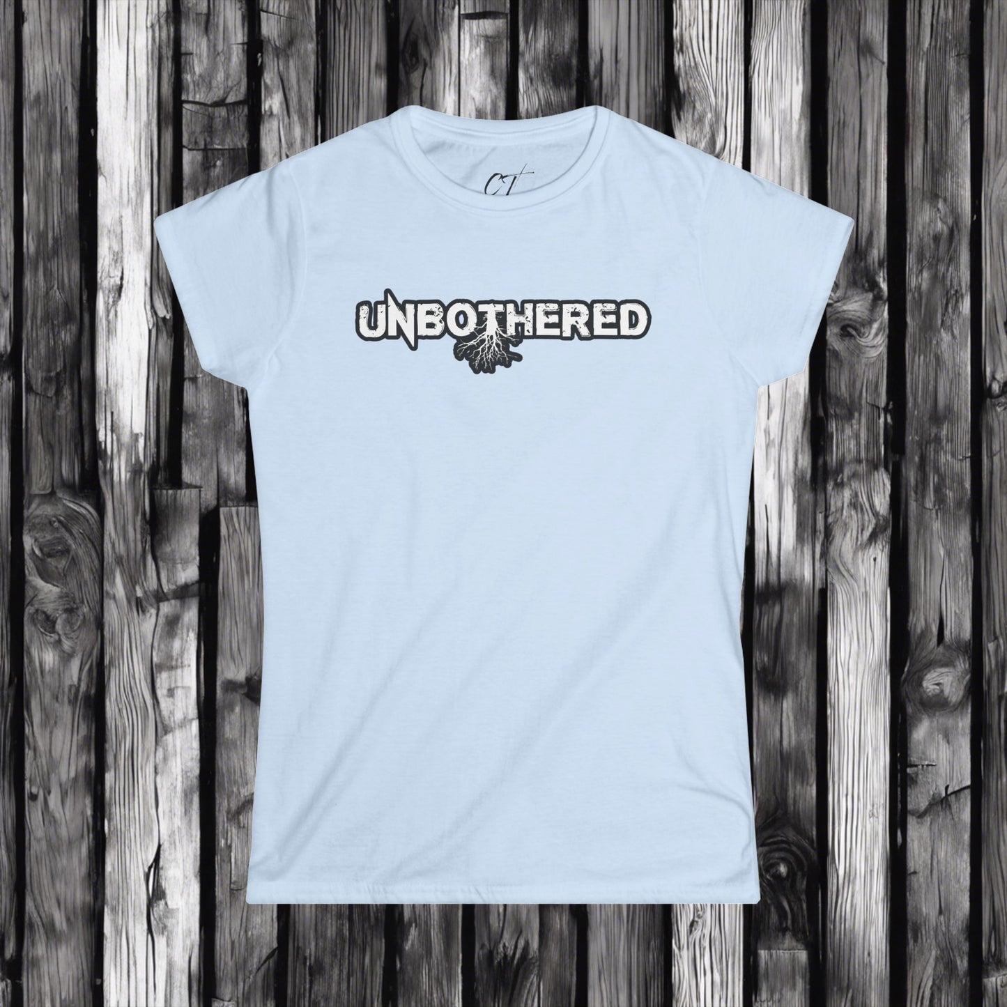 Women's Softstyle Tee, Unbothered Tshirt, Chill Shirt, Relaxed Tee, Minimalist Clothing, Graphic Top, Casual Apparel