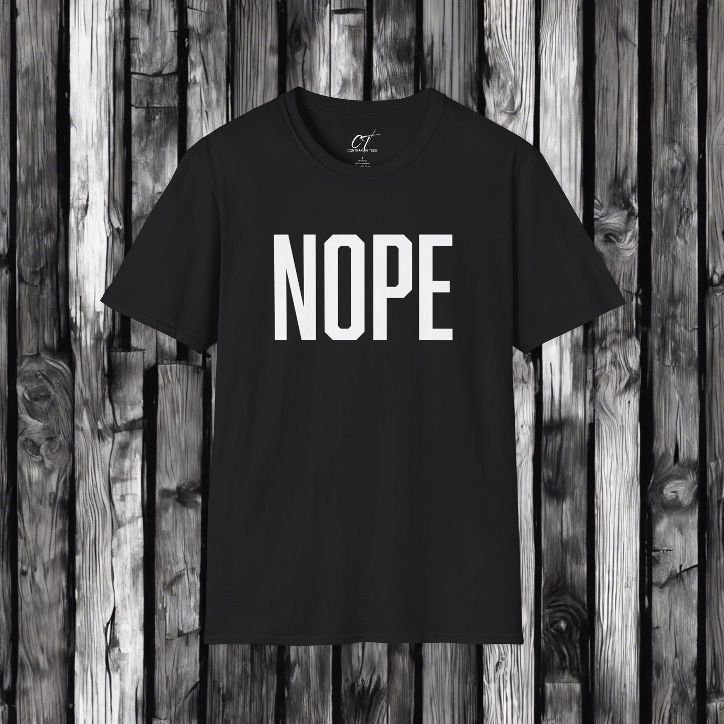 Nope, Sarcastic Shirt, Smartass Shirt, Adult Humor Shirt, Funny shirt, Funny Gift, Humorous Shirt