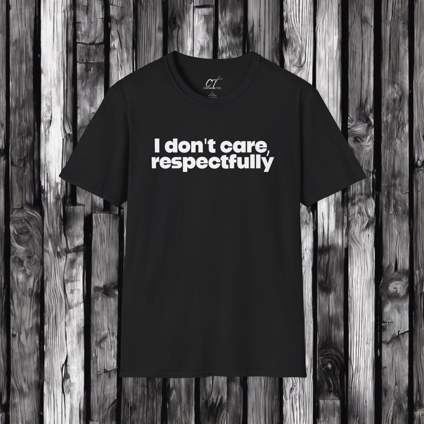 I don't care respectfully, Mischievous, Sarcastic Shirt, Smartass Shirt, Adult Humor Shirt, Funny shirt, Funny Gift, Humorous Shirt