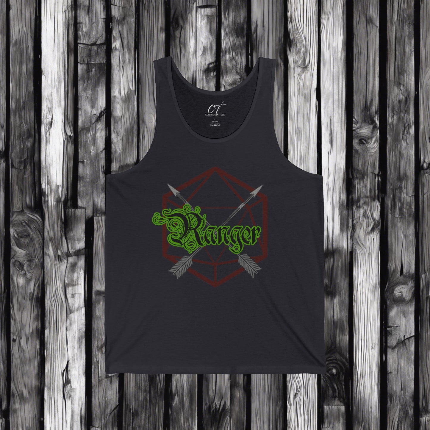 D&D Class Tank, Ranger, Gifts for Gamer, Dungeons and Dragons Shirt, Geeky Shirt, Gifts for Geeks, DnD Shirt, RPG Gamer Shirt