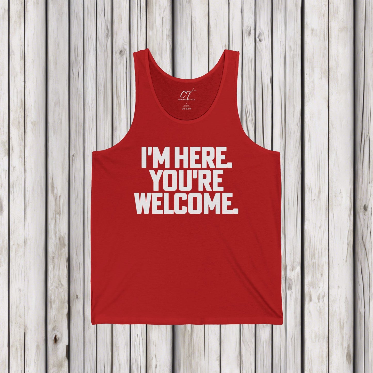 I'm here you're welcome, Mischievous, Sarcastic Shirt, Smartass Shirt, Adult Humor Shirt, Funny shirt, Funny Gift, Humorous Shirt