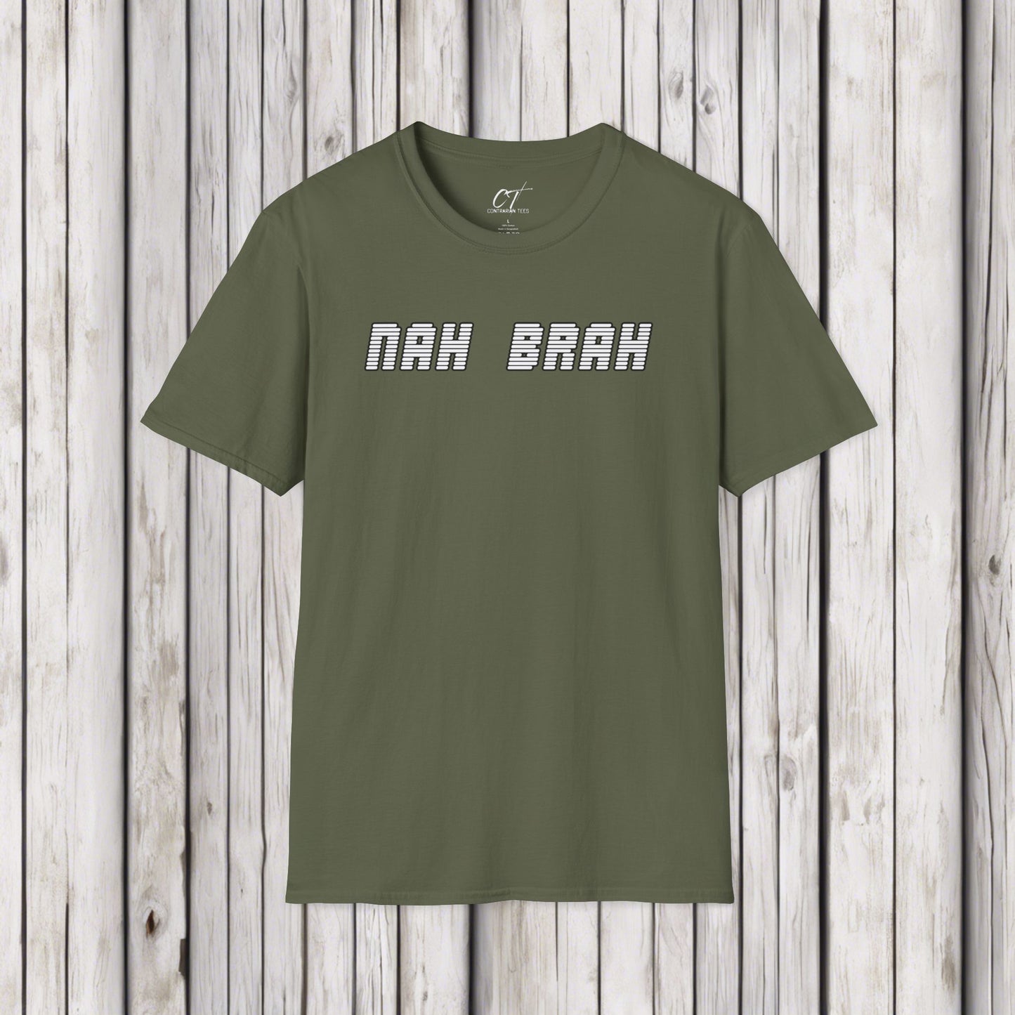 Nah Bruh, Mens T-shirt, Sarcastic Shirt, Smartass Shirt, Adult Humor Shirt, Funny shirt, Funny Gift, Humorous Shirt, Nope