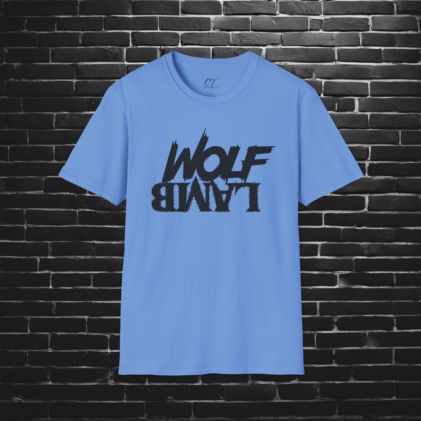Wolf Lamb, Contrarian Tees, Mischievous, Sarcastic Shirt, Smartass Shirt, Adult Humor Shirt, Funny shirt, Funny Gift, Humorous Shirt