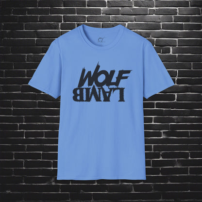 Wolf Lamb, Contrarian Tees, Mischievous, Sarcastic Shirt, Smartass Shirt, Adult Humor Shirt, Funny shirt, Funny Gift, Humorous Shirt