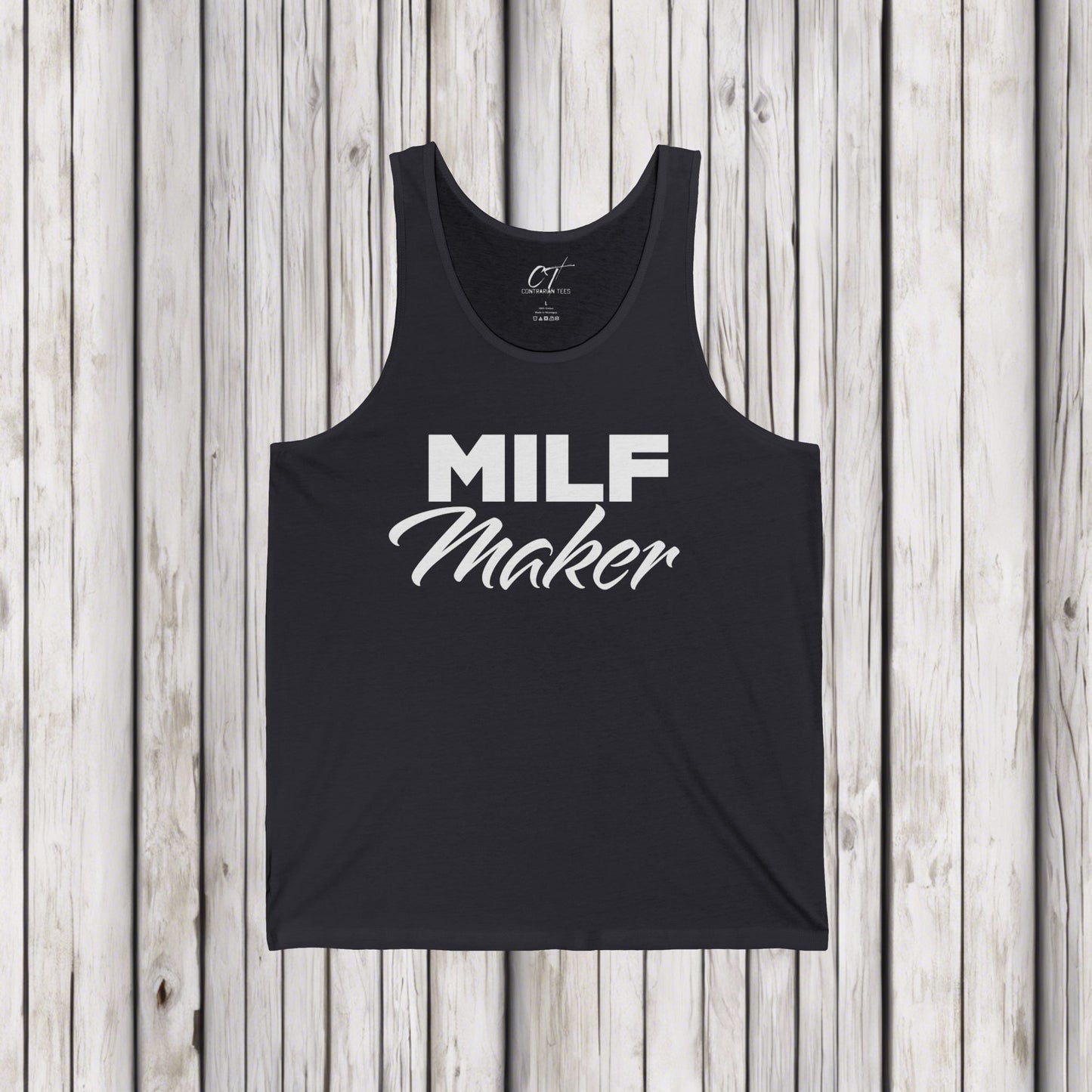 MILF Maker, Men's Tank, Mischievous Apparel, Sarcastic Shirt, Smartass Shirt, Adult Humor Shirt, Funny shirt, Funny Gift, Humorous Shirt