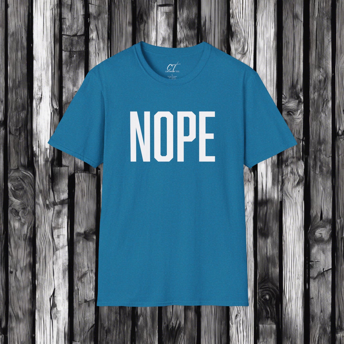 Nope, Sarcastic Shirt, Smartass Shirt, Adult Humor Shirt, Funny shirt, Funny Gift, Humorous Shirt