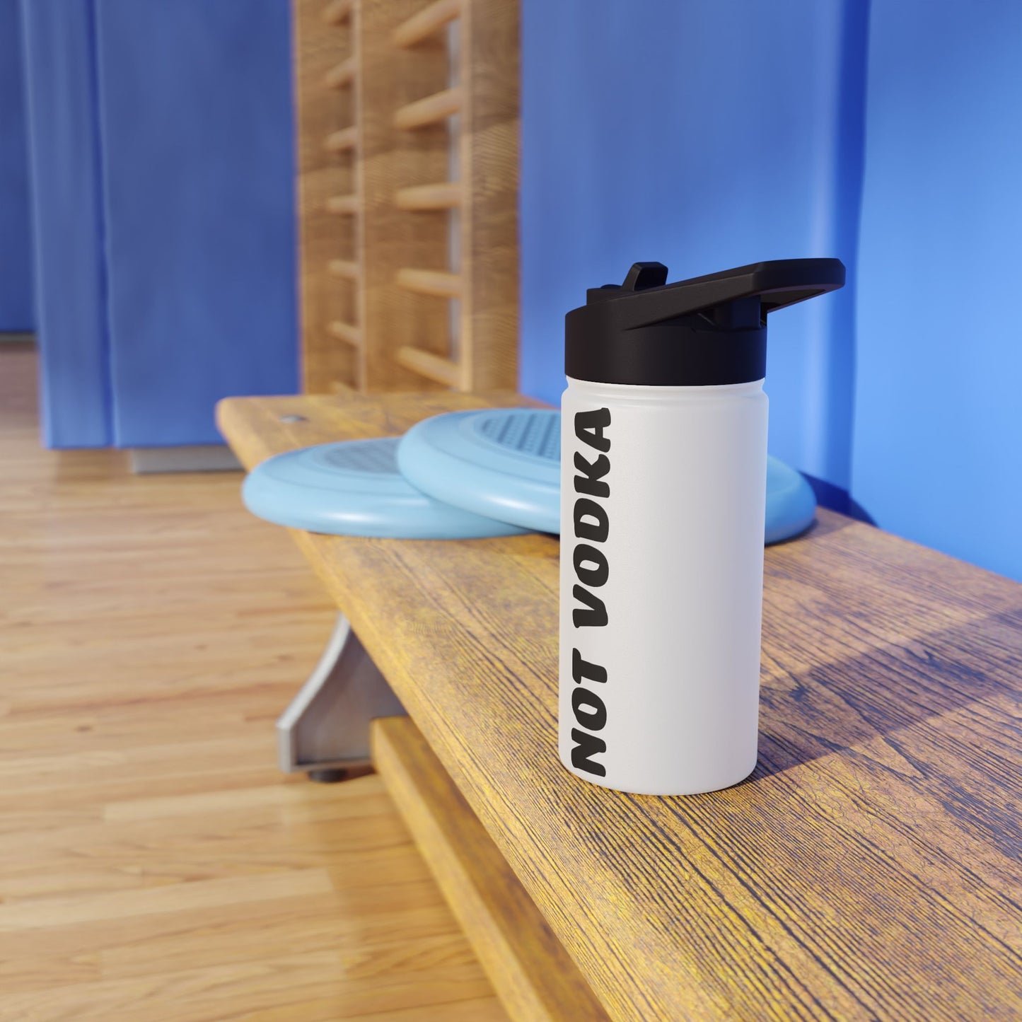 Not Vodka, Water bottle, Stainless Steel Water Bottle, Funny Saying, Humorous saying, Funny Gift