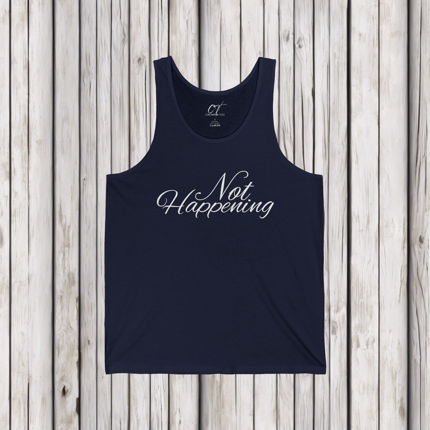 Not Happening, Sarcastic Shirt, Smartass Shirt, Adult Humor Shirt, Funny shirt, Funny Gift, Humorous Shirt, Nope