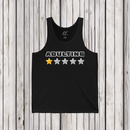 Adulting One Star Rating, Mischievous, Sarcastic Shirt, Smartass Shirt, Adult Humor Shirt, Funny shirt, Funny Gift, Humorous Shirt