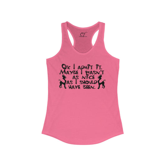 The Emperors New Groove, Ok I admit it maybe I wasn't as nice as I should've been, Movie Quotes, Kuzco Quotes, Mischievous Apparel, Smartass Shirt, Funny shirt, Humorous Shirt
