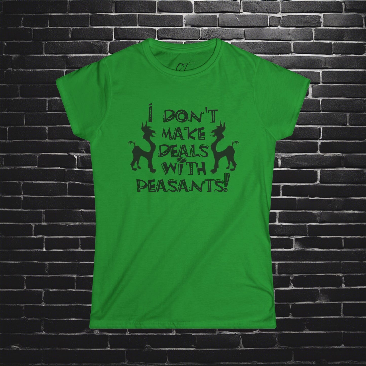 The Emperors New Groove, I don't make deals with peasants!, Movie Quotes, Kuzco Quotes, Mischievous Apparel, Smartass Shirt, Funny shirt, Humorous Shirt