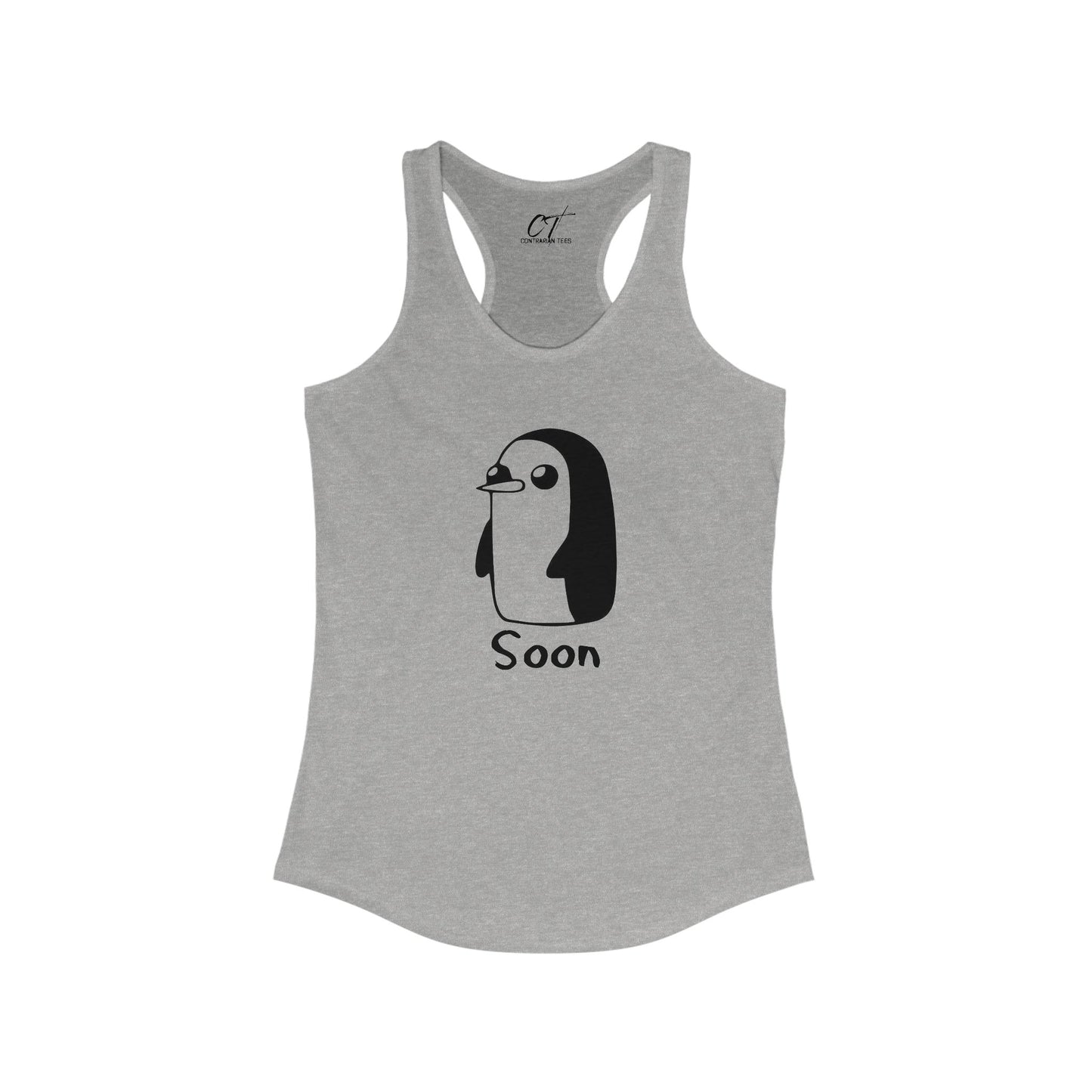 Adventure Time, Gunter, Soon, This is a threat, Movie T-shirt, Women's Racerback Tank, Movie quotes, nerd shirt, funny shirt, cute shirt