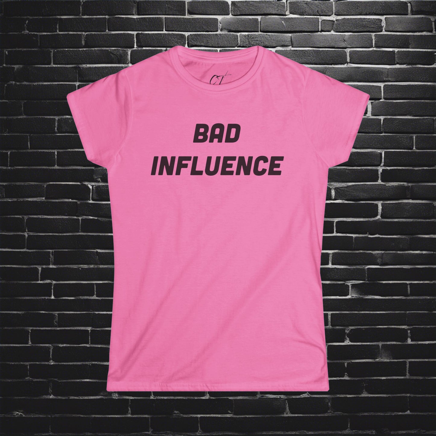 Bad Influence, Women's Tee, Mischievous, Sarcastic Shirt, Smartass Shirt, Adult Humor Shirt, Funny shirt, Funny Gift, Humorous Shirt