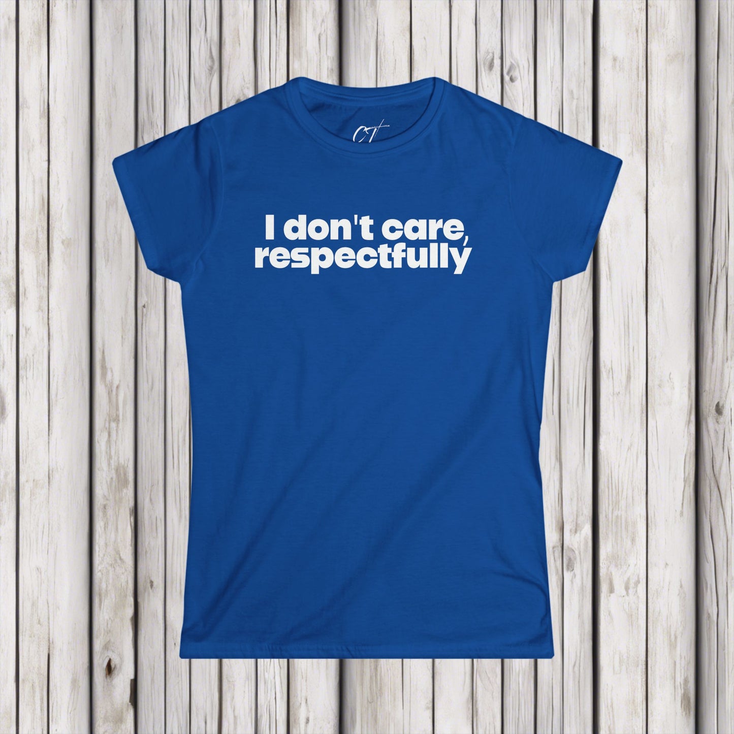 I don't care respectfully, Mischievous, Women's Tee, Sarcastic Shirt, Smartass Shirt, Funny shirt, Funny Gift, Humorous Shirt