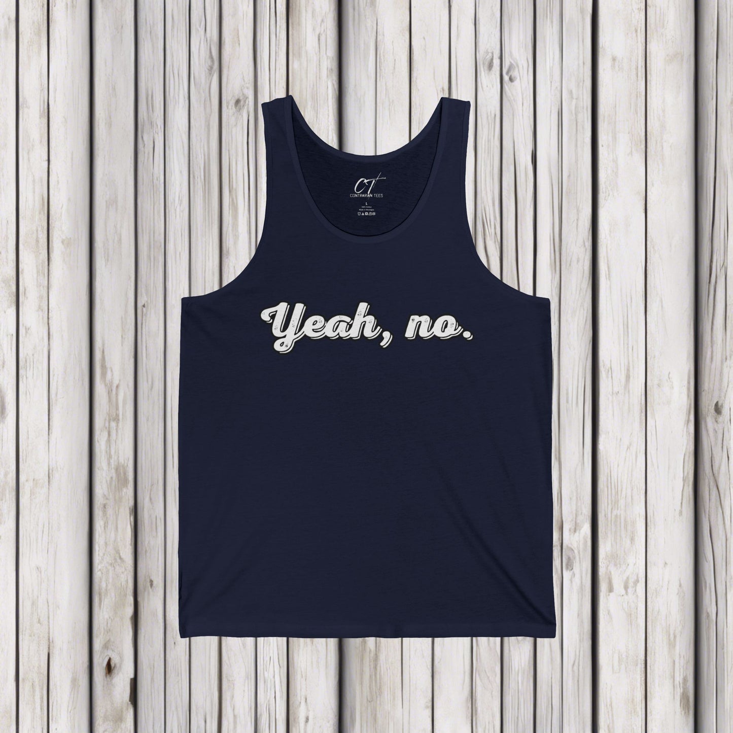 Yeah no, Mens Tank Top, Sarcastic Shirt, Smartass Shirt, Adult Humor Shirt, Funny shirt, Funny Gift, Humorous Shirt, Nope