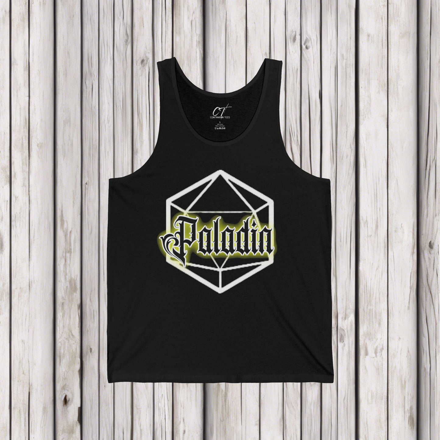 D&D Class Shirt, Paladin, Dungeons and Dragons Tank Top, RPG Gamer Gift, Geeky DnD Shirt, Gifts for Geeks, Gamer Tee, Tabletop Gaming Apparel, Unisex
