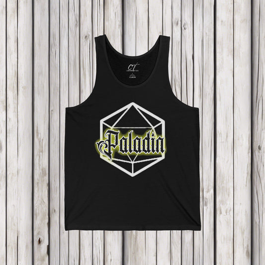 D&D Class Shirt, Paladin, Dungeons and Dragons Tank Top, RPG Gamer Gift, Geeky DnD Shirt, Gifts for Geeks, Gamer Tee, Tabletop Gaming Apparel, Unisex
