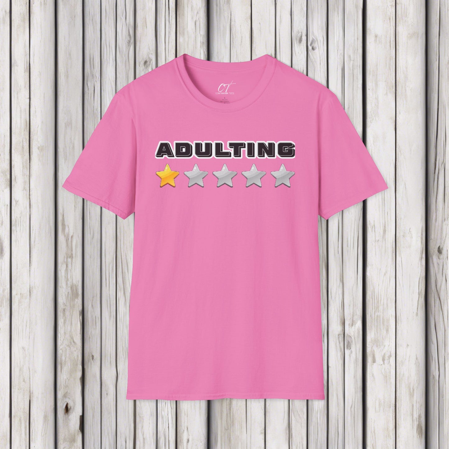 Adulting One Star Rating, Mischievous, Sarcastic Shirt, Smartass Shirt, Adult Humor Shirt, Funny shirt, Funny Gift, Humorous Shirt