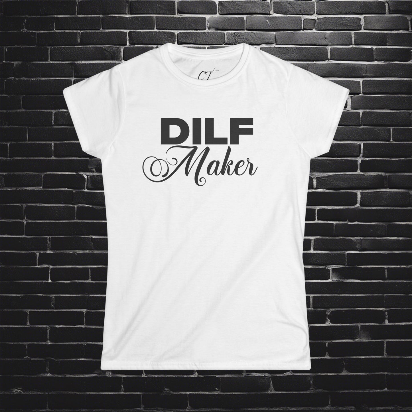 DILF Maker, Women's Tee, Mischievous Apparel, Sarcastic Shirt, Smartass Shirt, Adult Humor Shirt, Funny shirt, Funny Gift, Humorous Shirt