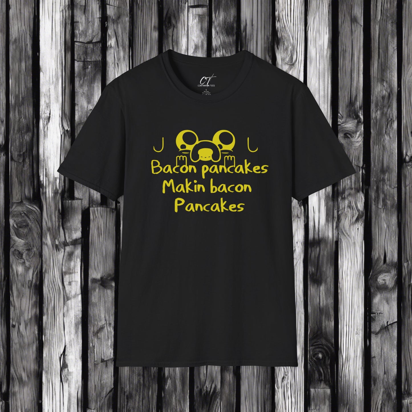 Adventure Time, Bacon Pancakes, Makin pancakes, Movie T-shirt, Movie quotes, nerd shirt, Inspirational Quotes, Inspirational Shirt