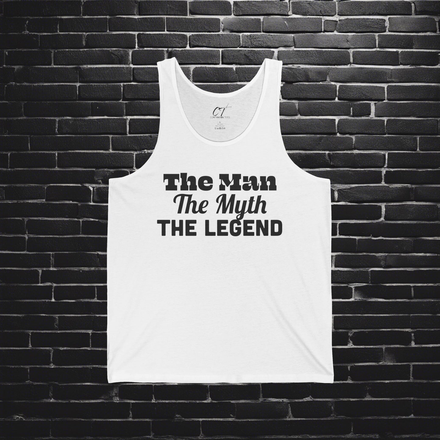 The Man The Myth The Legend, Fathers Day gift, Gift for Dad, Gift for Husband, Mens Tank Top, Funny shirt, Funny Gift, Humorous Shirt