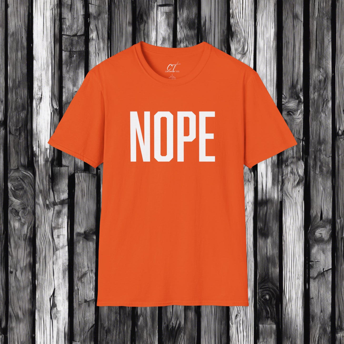 Nope, Sarcastic Shirt, Smartass Shirt, Adult Humor Shirt, Funny shirt, Funny Gift, Humorous Shirt