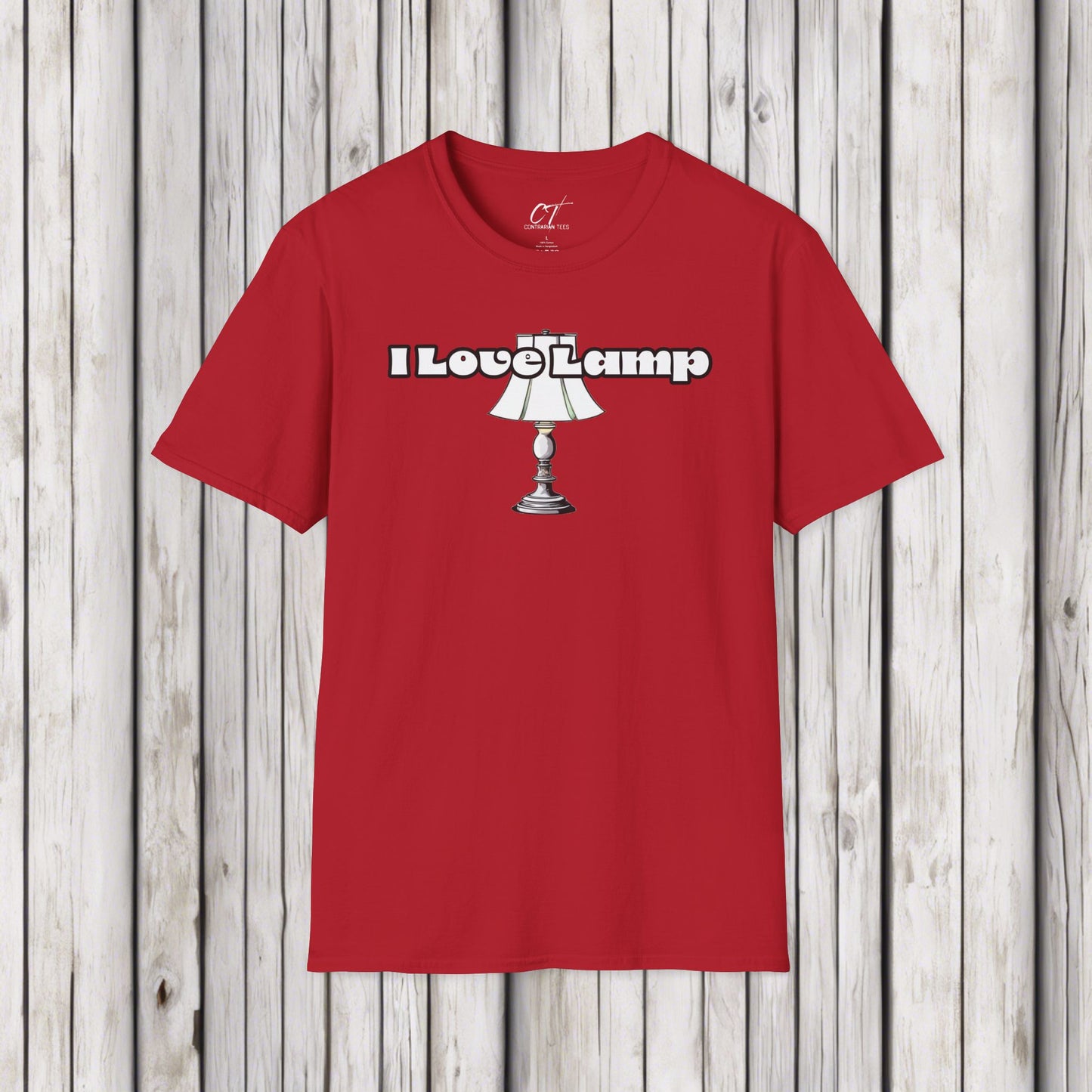 Anchor Man Shirt, I Love Lamp T-Shirt, Will Ferrell Fan, Funny Tee, Gift for Friends, Casual Wear, Humorous Gift, Movie Fan Shirt