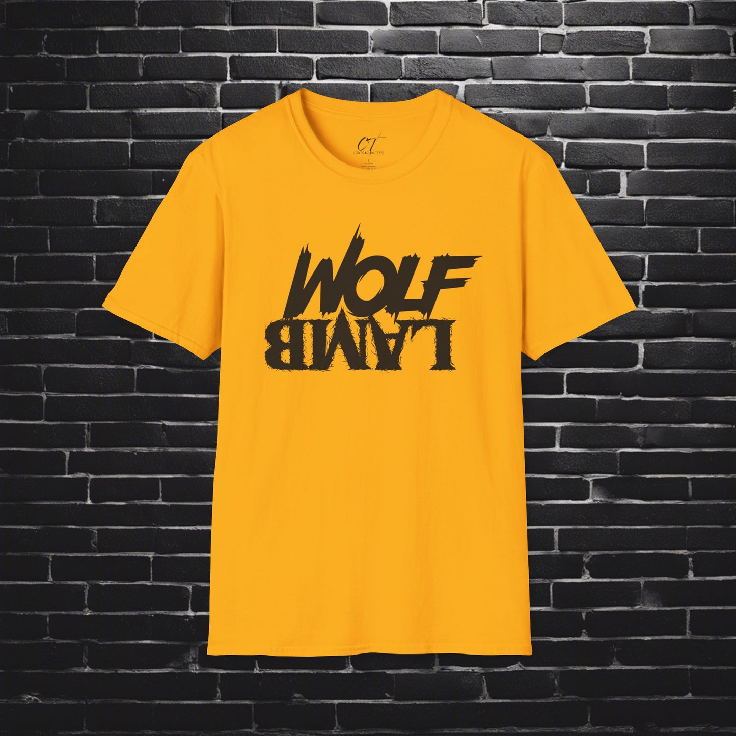 Wolf Lamb, Contrarian Tees, Mischievous, Sarcastic Shirt, Smartass Shirt, Adult Humor Shirt, Funny shirt, Funny Gift, Humorous Shirt