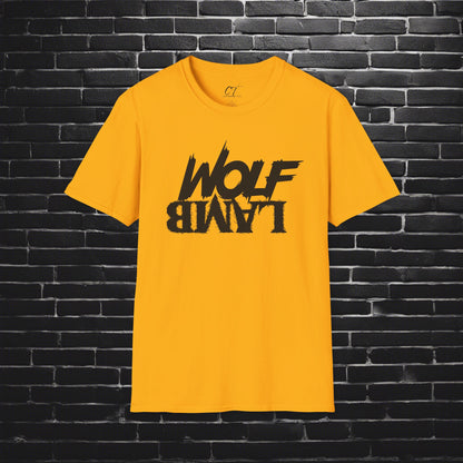 Wolf Lamb, Contrarian Tees, Mischievous, Sarcastic Shirt, Smartass Shirt, Adult Humor Shirt, Funny shirt, Funny Gift, Humorous Shirt