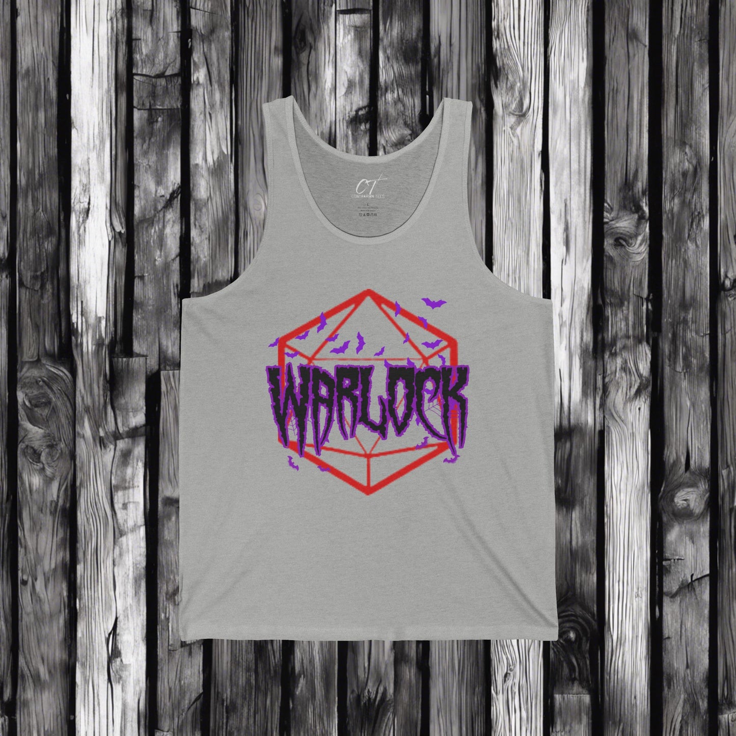 D&D Class Tank, Warlock, Gifts for Gamer, Dungeons and Dragons Shirt, Geeky Shirt, Gifts for Geeks, DnD Shirt, RPG Gamer Shirt