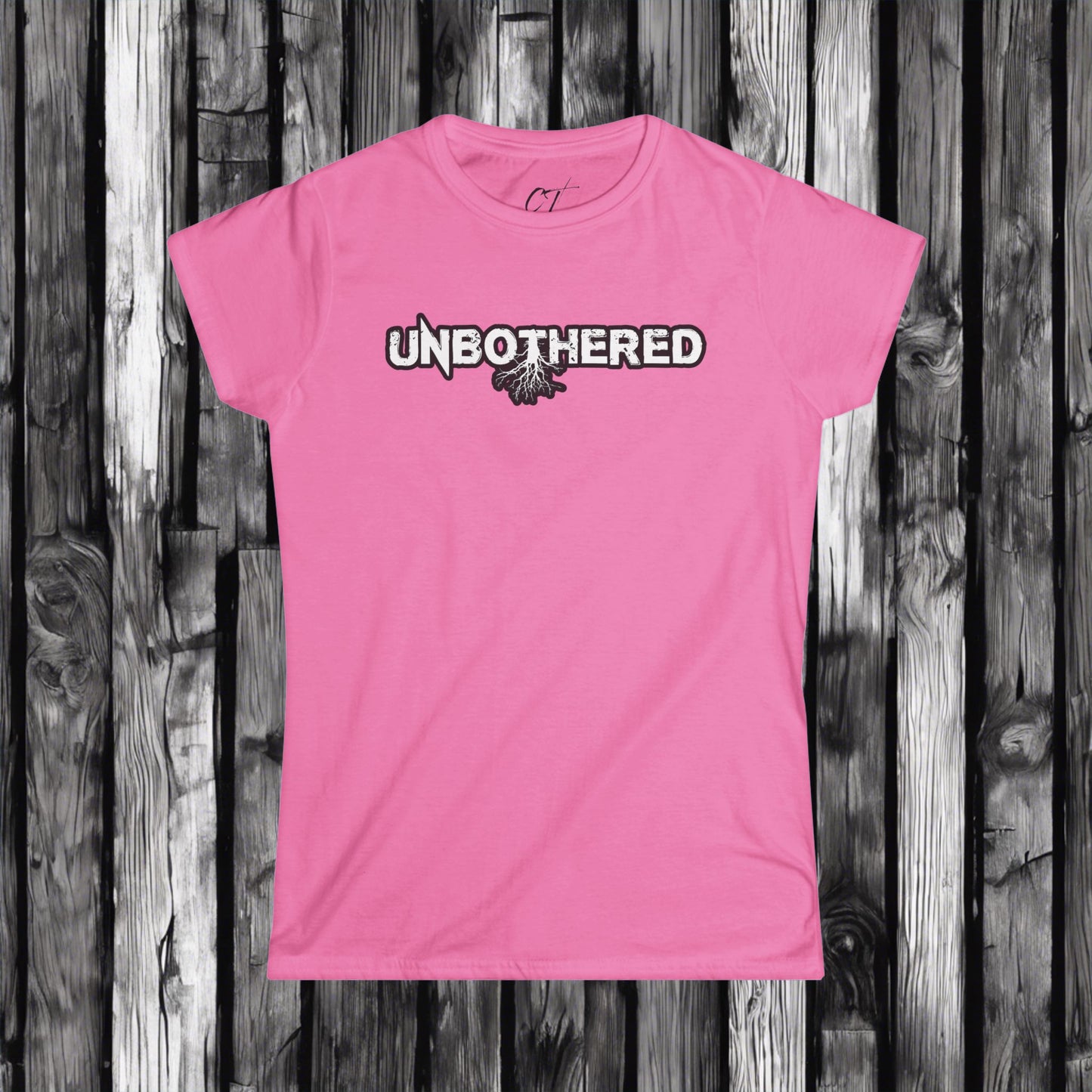 Women's Softstyle Tee, Unbothered Tshirt, Chill Shirt, Relaxed Tee, Minimalist Clothing, Graphic Top, Casual Apparel