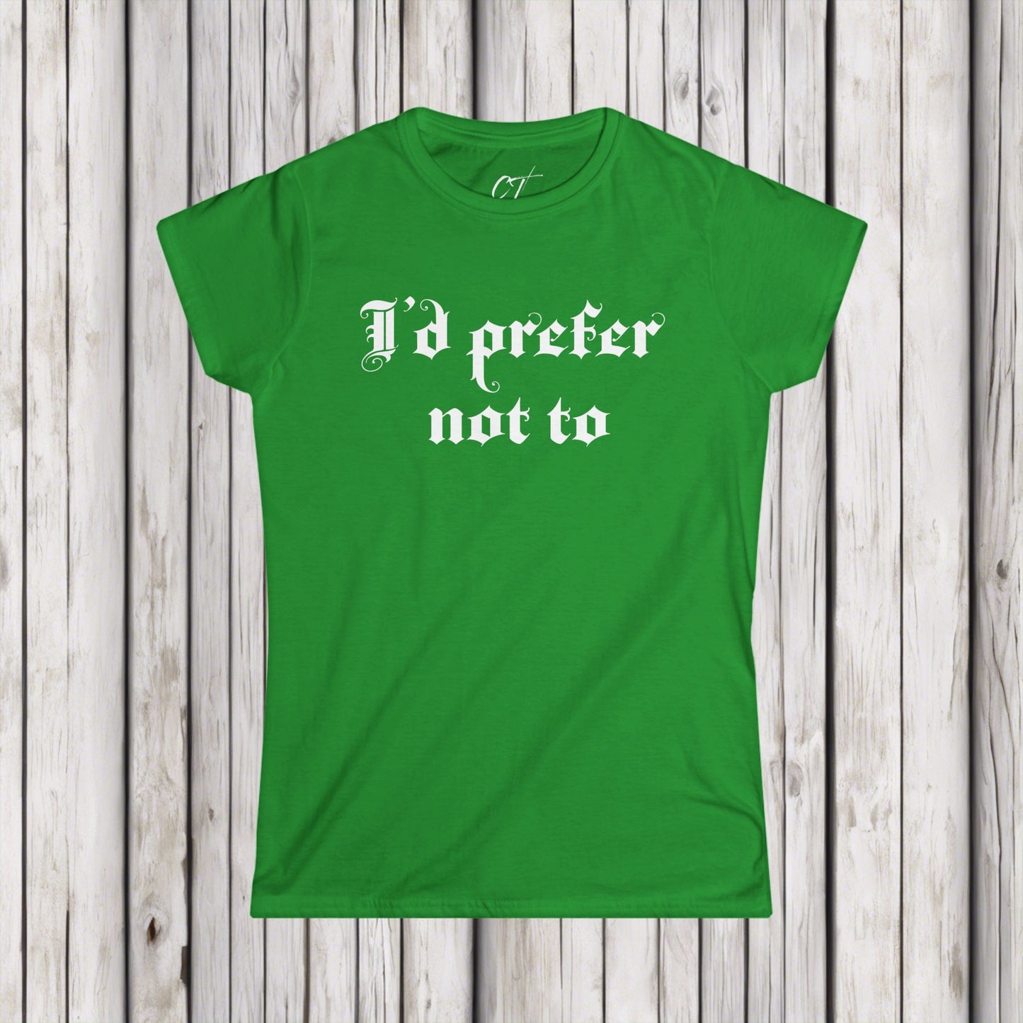 I'd prefer not to, Women's Tee, Sarcastic Shirt, Smartass Shirt, Adult Humor Shirt, Funny shirt, Funny Gift, Humorous Shirt, Nope