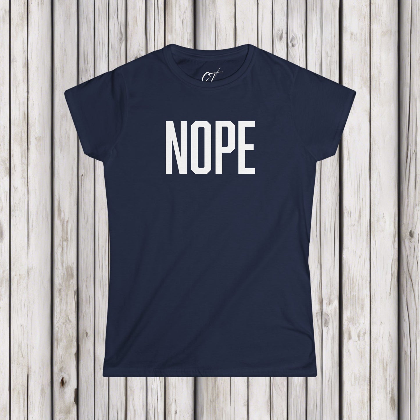 Nope, Women's Tee, Sarcastic Shirt, Smartass Shirt, Adult Humor Shirt, Funny shirt, Funny Gift, Humorous Shirt