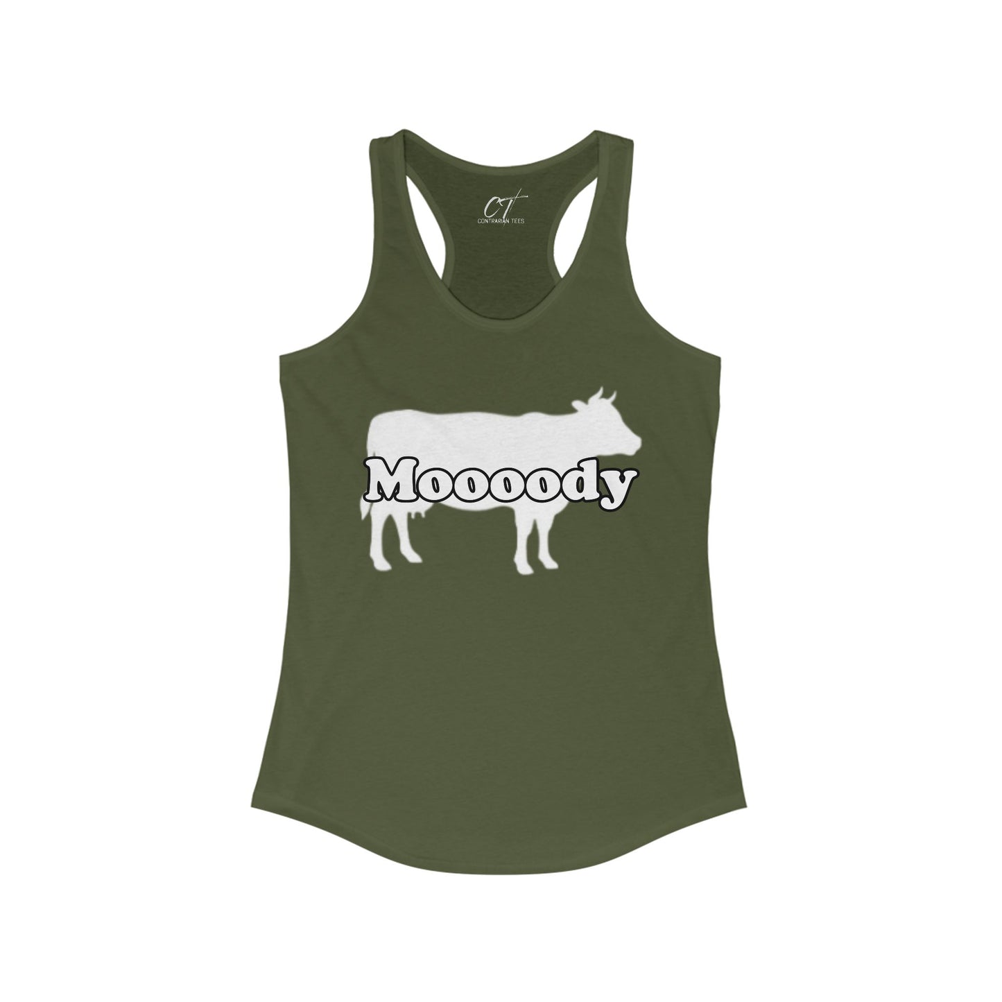 Moody, Women's Tank, Cow Shirt, Mischievous Apparel, Sarcastic Shirt, Smartass Shirt, Funny shirt, Funny Gift, Humorous Shirt