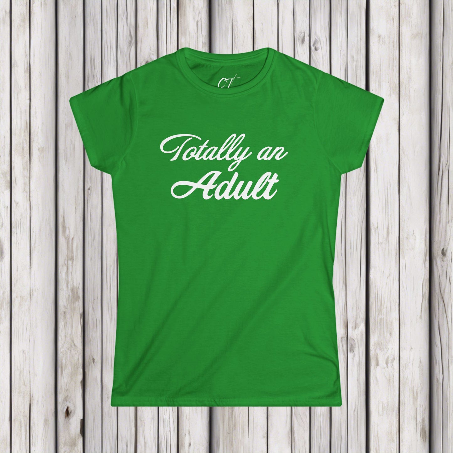 Totally an Adult, Mischievous Apparel, Women's Tee, Sarcastic Shirt, Smartass Shirt, Funny shirt, Funny Gift, Humorous Shirt