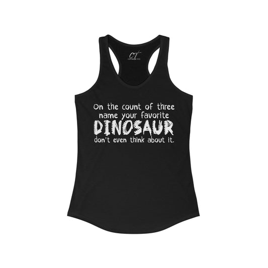 Name your favorite Dinosaur, Step Brothers, Movie Quote, Will Ferrell, Funny Dinosaur Tank, Jurassic Fans, Dino Lovers, Casual Wear