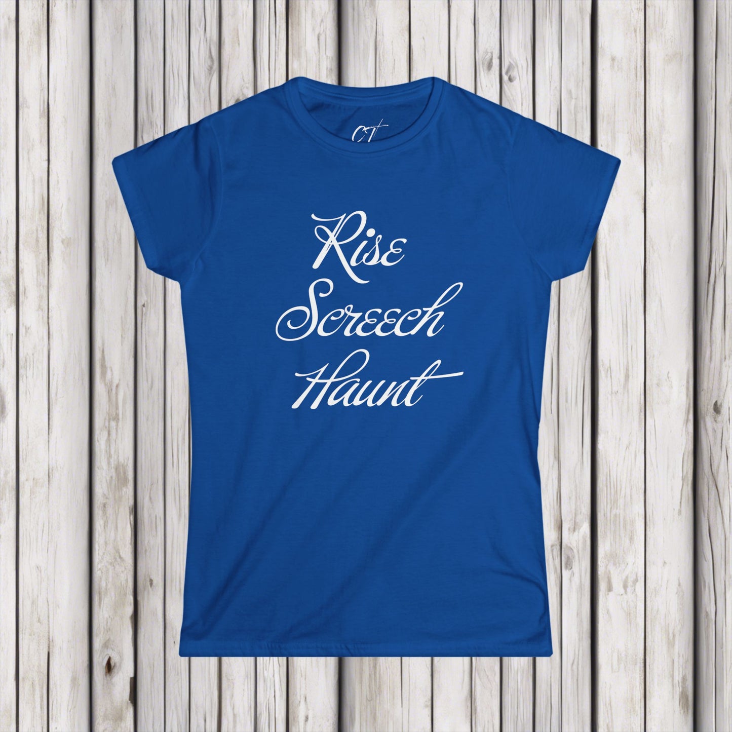 Rise Screech Haunt, Live Laugh Love, Women's Tee, Spooky Season, Halloween Shirt, Spooky Shirt, Fall Shirt, Sarcastic Shirt