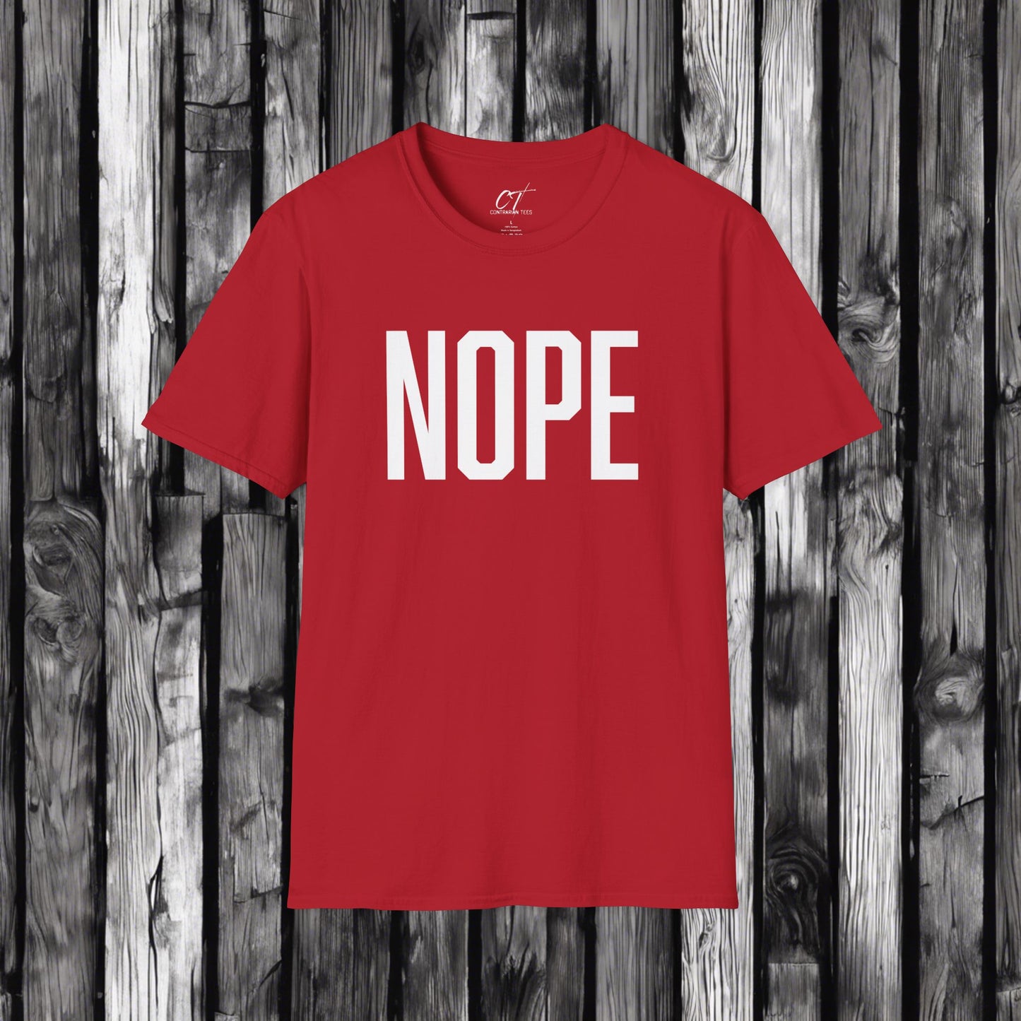 Nope, Sarcastic Shirt, Smartass Shirt, Adult Humor Shirt, Funny shirt, Funny Gift, Humorous Shirt