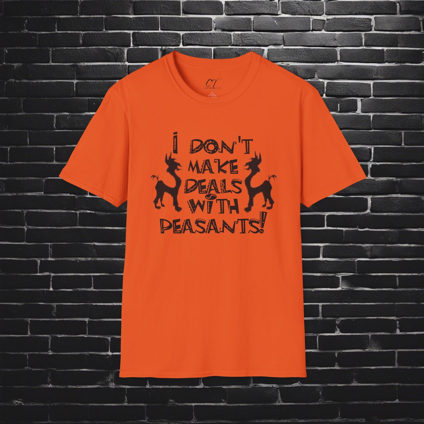 The Emperors New Groove, I don't make deals with peasants, Movie Quotes, Kuzco Quotes, Mischievous, Sarcastic Shirt, Smartass Shirt, Funny shirt, Funny Gift, Humorous Shirt