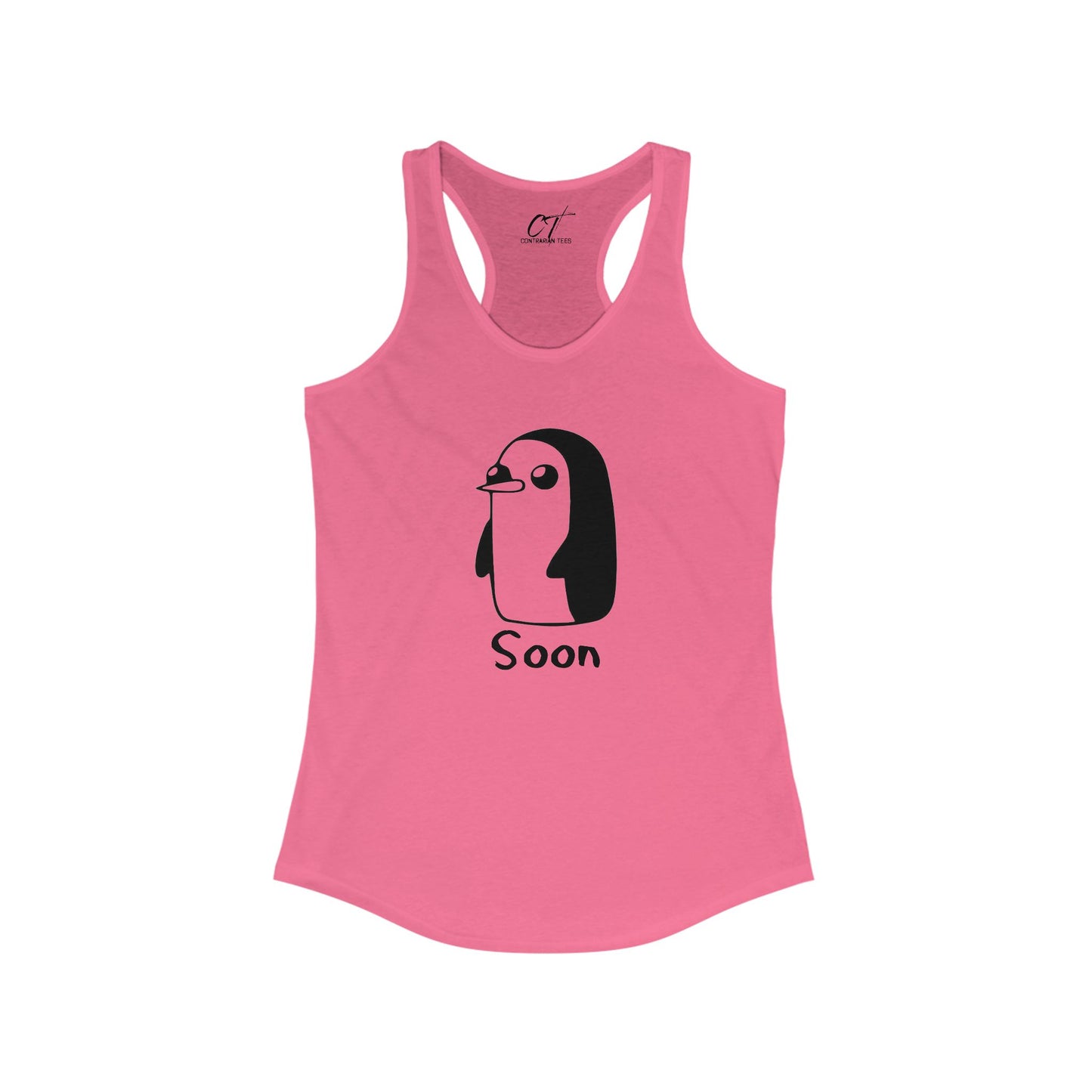 Adventure Time, Gunter, Soon, This is a threat, Movie T-shirt, Women's Racerback Tank, Movie quotes, nerd shirt, funny shirt, cute shirt