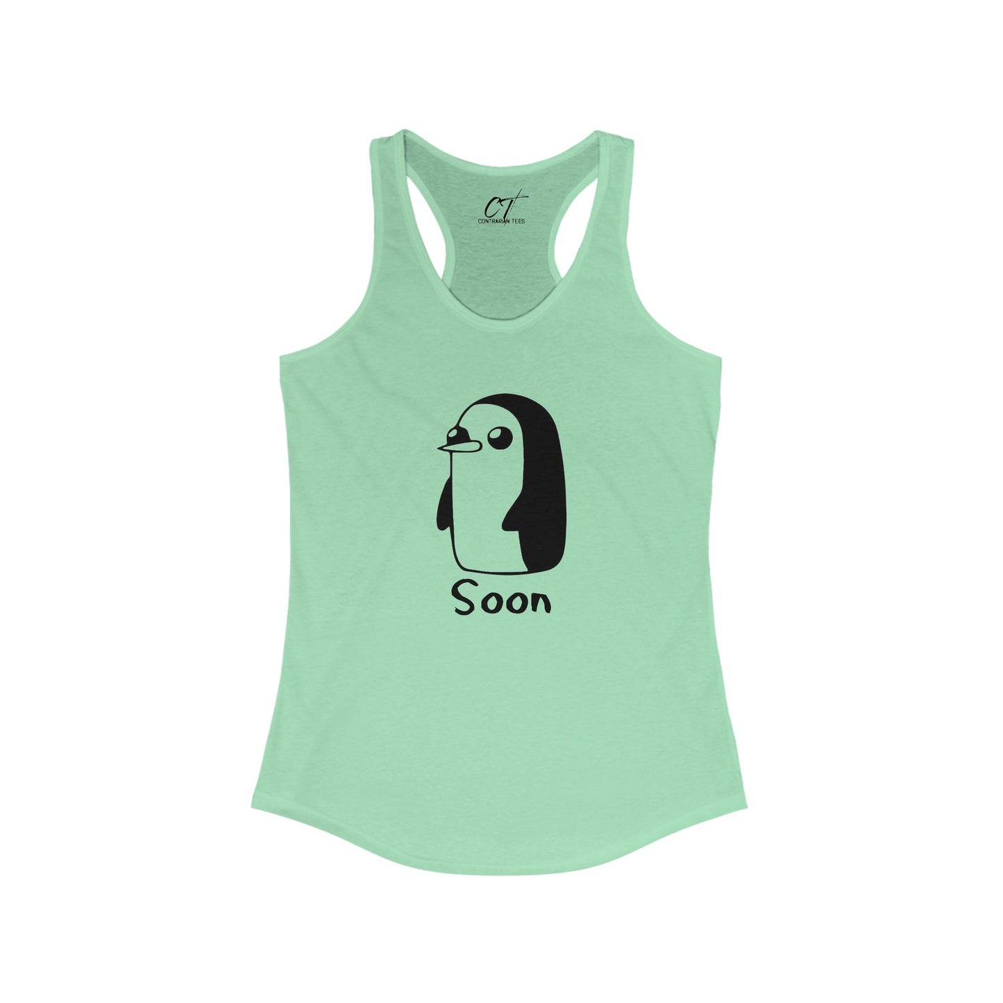 Adventure Time, Gunter, Soon, This is a threat, Movie T-shirt, Women's Racerback Tank, Movie quotes, nerd shirt, funny shirt, cute shirt