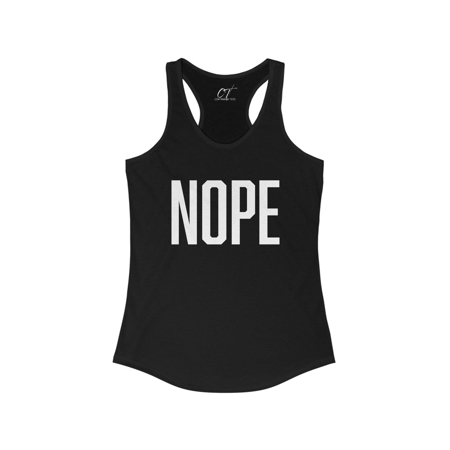 Nope, Women's Tank, Sarcastic Shirt, Smartass Shirt, Adult Humor Shirt, Funny shirt, Funny Gift, Humorous Shirt