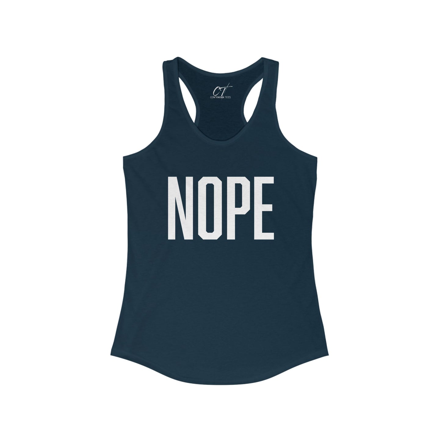 Nope, Women's Tank, Sarcastic Shirt, Smartass Shirt, Adult Humor Shirt, Funny shirt, Funny Gift, Humorous Shirt