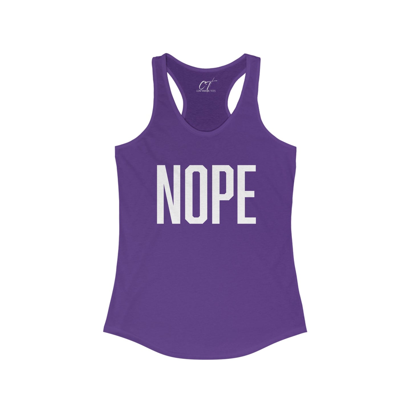 Nope, Women's Tank, Sarcastic Shirt, Smartass Shirt, Adult Humor Shirt, Funny shirt, Funny Gift, Humorous Shirt