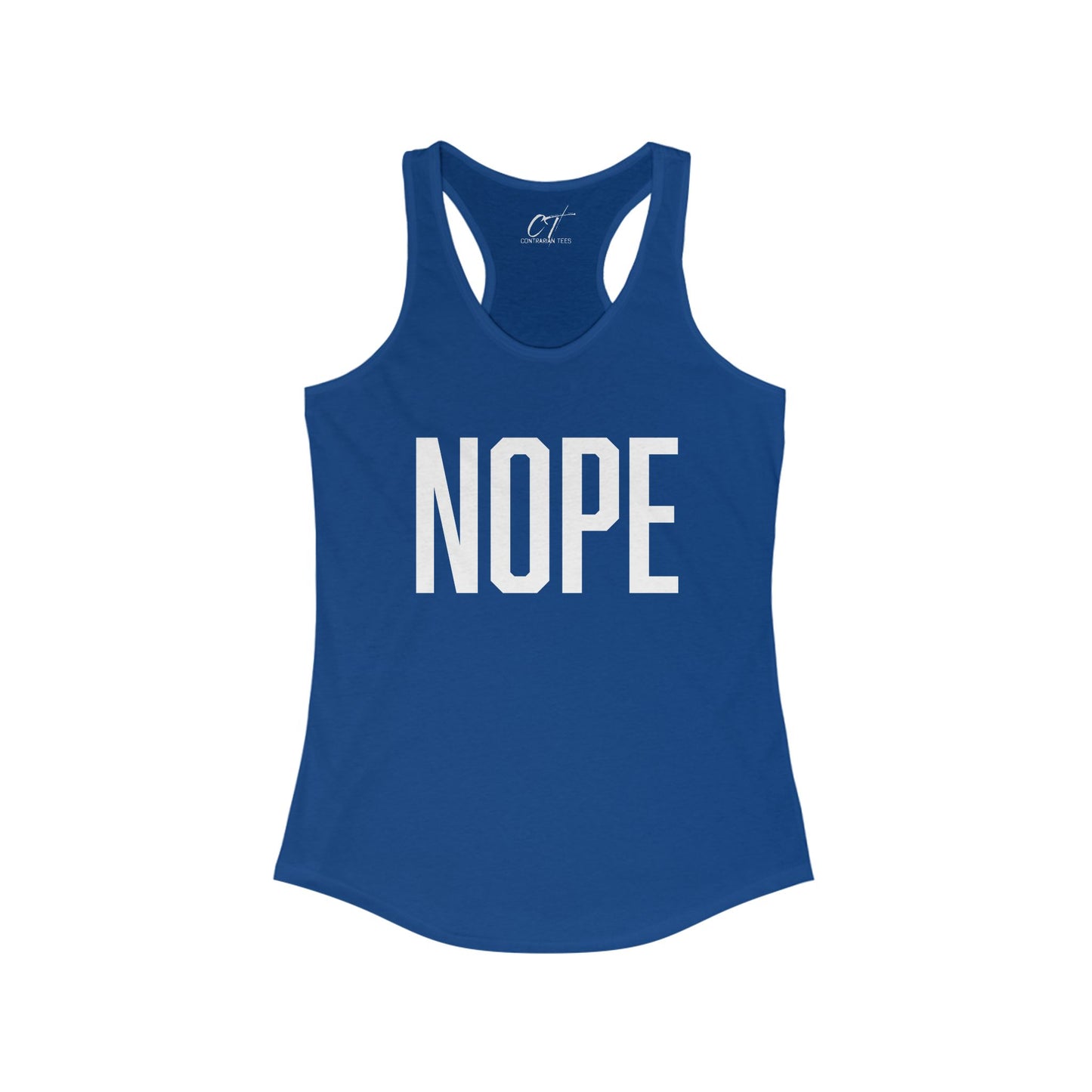 Nope, Women's Tank, Sarcastic Shirt, Smartass Shirt, Adult Humor Shirt, Funny shirt, Funny Gift, Humorous Shirt
