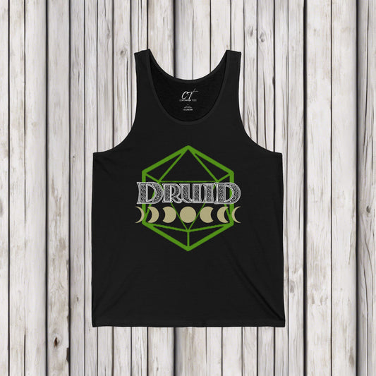 D&D Class Tank, Druid, Dungeons and Dragons Tee, RPG Shirt, Fantasy Lover Gift, Geeky Top