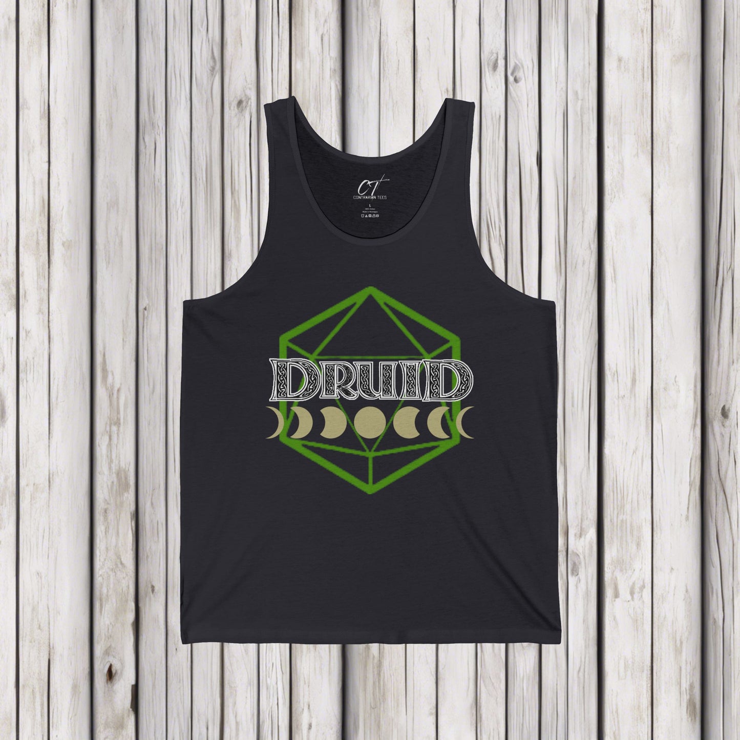 D&D Class Tank, Druid, Dungeons and Dragons Tee, RPG Shirt, Fantasy Lover Gift, Geeky Top